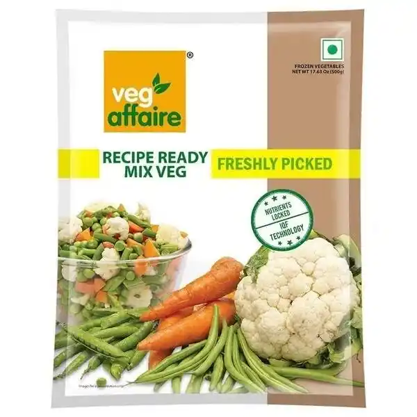 Veg Affaire Frozen Recipe Ready Mix Veg 500 g